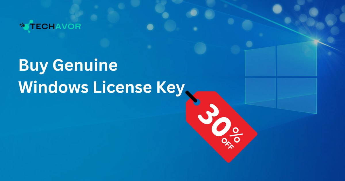 Buy Genuine Windows License Key : 30% Off Sale