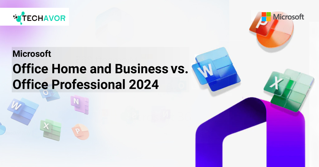 Microsoft Office Home and Business vs. Professional 2024